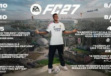 EA SPORTS FC 27 player standing with a football in The Grounds