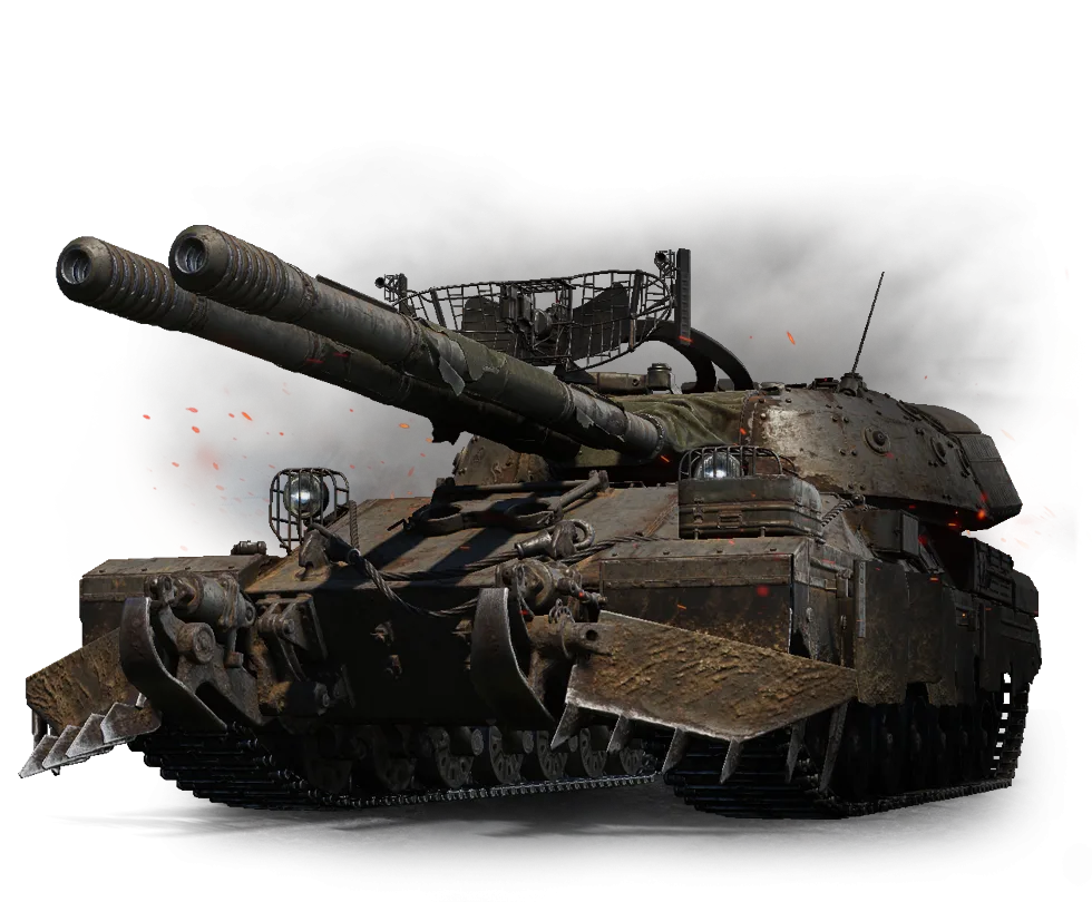 Eclipse, a heavy tank with two guns