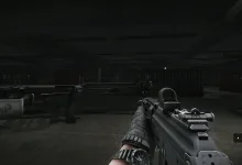 First-person view in Escape from Tarkov with an EXFIL04 extraction marker showing a distance of 151 meters.