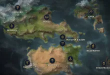Map of Runeterra showing regions including Freljord, Demacia, Noxus, Ionia, Piltover and Zaun, Bilgewater, Shurima, Ixtal, Targon, and the Shadow Isles.