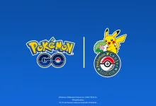 The Pokémon GO logo appears beside a Pokémon Center Bangkok badge featuring Pikachu and a flower.