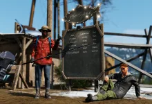SCUM anglers gather beside a board displaying fishing scores.