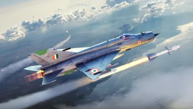 A War Thunder fighter aircraft flying above the clouds with Indian tricolor markings on its fuselage, wing, and tail.