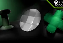 Three YXSTABY collection pieces are shown: a thumbstick-shaped stool, a round platter, and a green D-pad cushion.